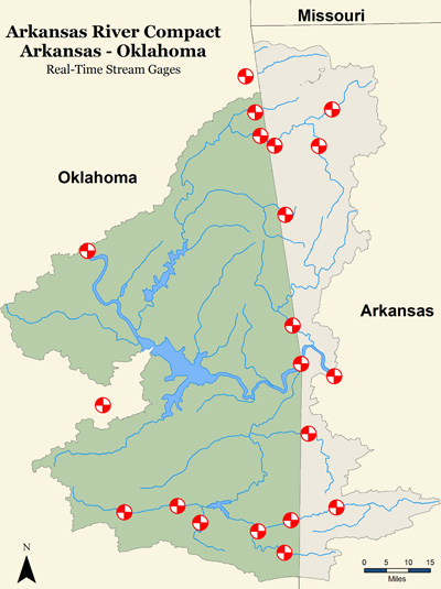 Arkansas River Compact map