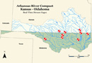 Arkansas Compact map